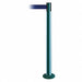 Fixed Barrier Post w/ Belt 13 ft L Blue