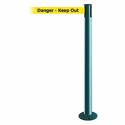 Fixed Barrier Post with Belt 7-1/2 ft L