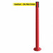 Fixed Barrier Post with Belt 7-1/2 ft L