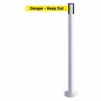 Fixed Barrier Post with Belt 7-1/2 ft L