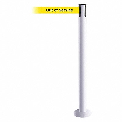 Fixed Barrier Post with Belt 7-1/2 ft L