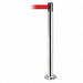 Fixed Barrier Post w/ Belt 13 ft L Red