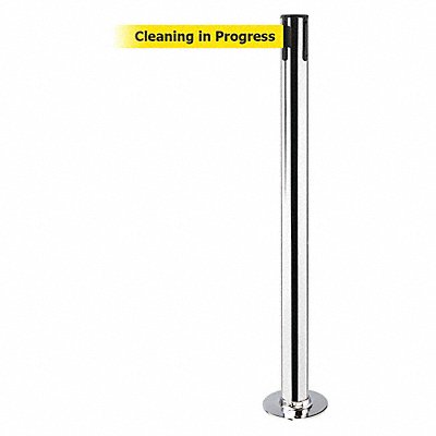 Fixed Barrier Post with Belt 7-1/2 ft L