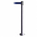 Fixed Barrier Post w/ Belt 13 ft L Blue