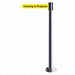 Fixed Barrier Post with Belt 7-1/2 ft L