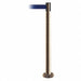 Fixed Barrier Post with Belt Blue