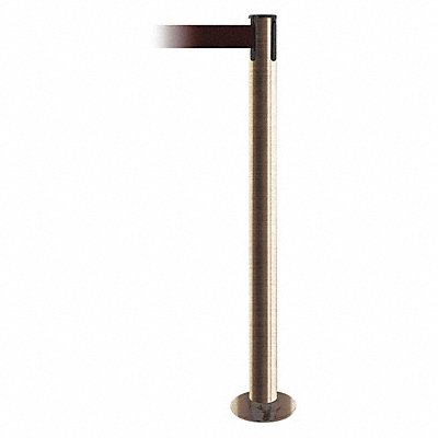 Fixed Barrier Post with Belt Maroon