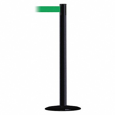 Barrier Post with Belt 13 ft L Green