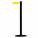 Barrier Post with Belt 13 ft L Yellow