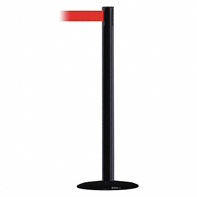 Barrier Post with Belt 13 ft L Red