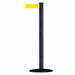 Barrier Post with Belt 13 ft L Yellow