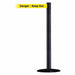 Barrier Post with Belt 13 ft L Yellow