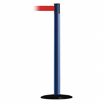 Barrier Post with Belt 13 ft L Red