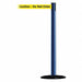 Barrier Post with Belt 13 ft L Yellow