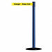 Barrier Post with Belt 13 ft L Yellow