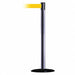 Barrier Post with Belt 13 ft L Yellow