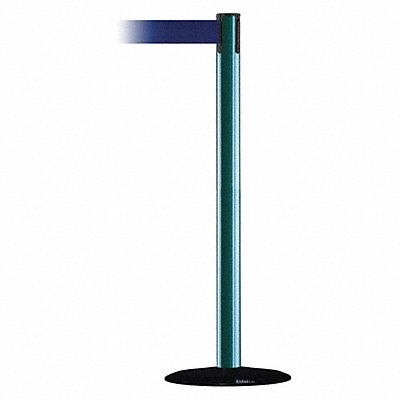 Barrier Post with Belt 13 ft L Blue