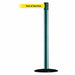 Barrier Post with Belt 13 ft L Yellow