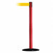 Barrier Post with Belt 13 ft L Yellow