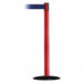 Barrier Post with Belt 13 ft L Blue