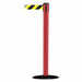 Barrier Post with Belt 38 in H 13 ft L