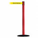 Barrier Post with Belt 13 ft L Yellow