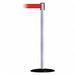 Barrier Post with Belt 13 ft L Red