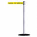 Barrier Post with Belt 13 ft L Yellow