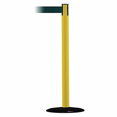 Barrier Post with Belt 13 ft L Green