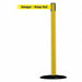 Barrier Post with Belt 13 ft L Yellow