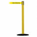 Barrier Post with Belt 13 ft L Yellow