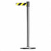 Barrier Post with Belt Metal 13 ft L