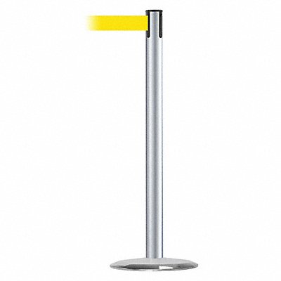 Barrier Post with Belt Metal 13 ft L