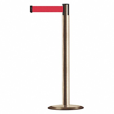 Barrier Post with Belt Metal 13 ft L