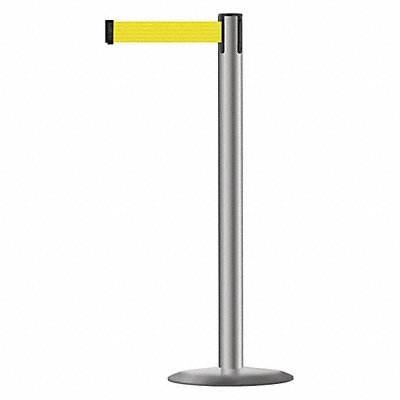 Barrier Post with Belt Metal 13 ft L