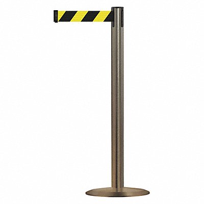 Barrier Post with Belt Metal 13 ft L