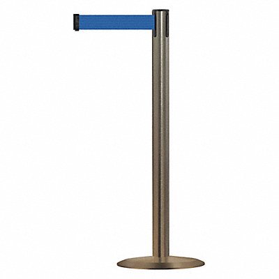 Barrier Post with Belt Metal 13 ft L