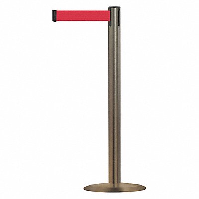 Barrier Post with Belt Metal 13 ft L