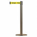 Barrier Post with Belt Metal 13 ft L