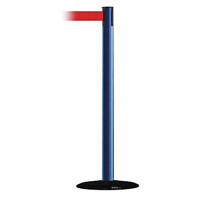 Barrier Post with Belt 7-1/2 ft L