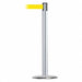 Barrier Post with Belt Metal 7-1/2 ft L