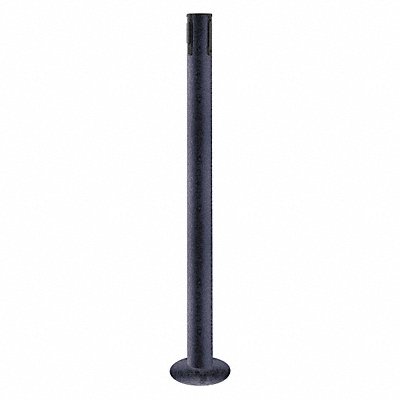 Receiver Post 36-1/2 In H Black Wrinkle