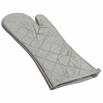 Oven Mitt Silicone Silver