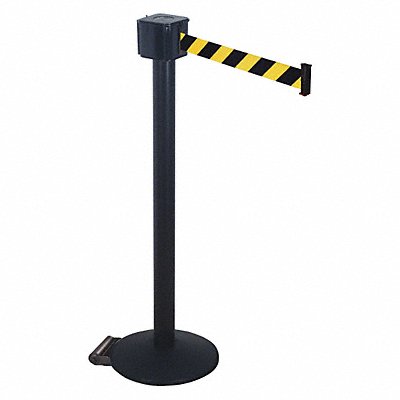 Barrier Post with Belt 40 in H 30 ft L