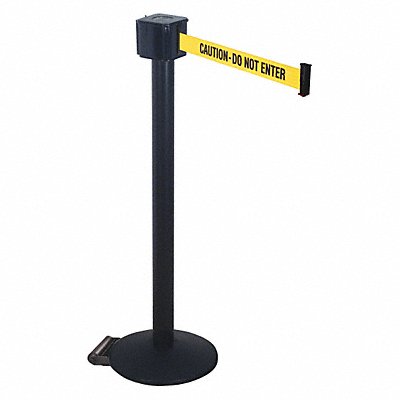 Barrier Post with Belt 40 in H 30 ft L