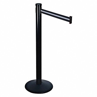 Barrier Post with Belt 40 in H Sloped
