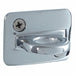 Wall Plate 2 Ropes  Polished Chrome