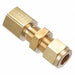 Bulkhead Connect Brass CPIxF 3/8Inx1/4In