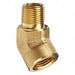 45 Street Elbow Brass 1/4 in NPT