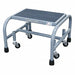 Mobile Step Stand 12 In H 450 lb Steel